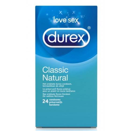 Durex Natural Preservativo X 24