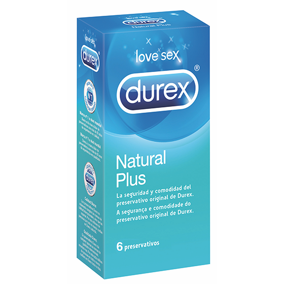Durex Natural Plu Preservativo X6