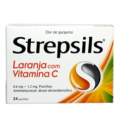 Strepsils Laranja com Vitamina C