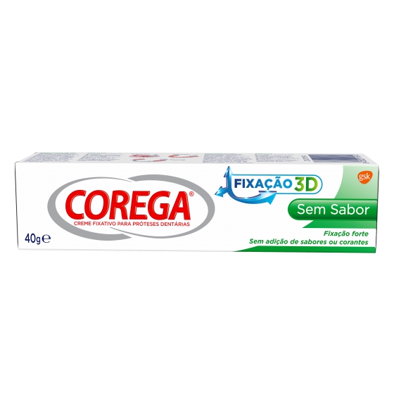 Corega Super Cr Fix Prot S/Sabor 40 G